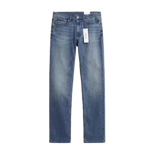 【自营】Calvin Klein/凯文克莱男士牛仔裤蓝色直筒百搭休闲长裤