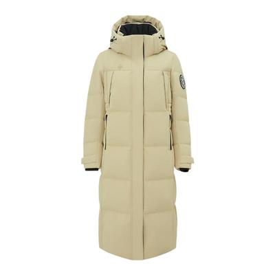 雪中飞长款连帽羽绒服