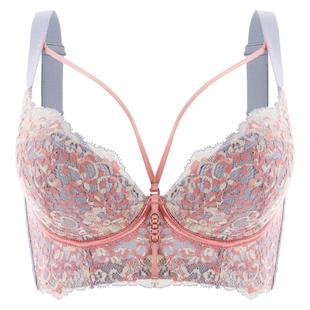 图薇娜调整型文胸聚拢收副乳内衣网红矫正外扩高侧比防下垂胸罩女