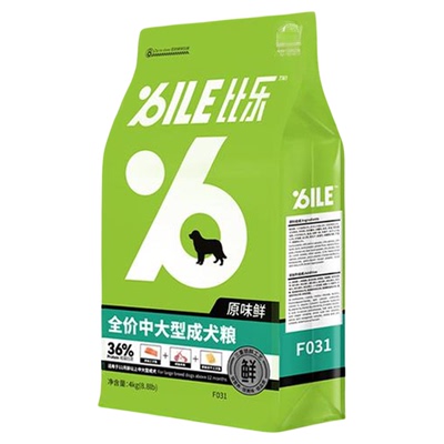 比乐狗粮原味鲜全价德牧边牧金毛冻干中大型成犬粮高蛋白10kg