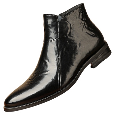 老爷车2025秋冬新款男士切尔西靴