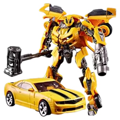 变形玩具AE86兰博合金机器人