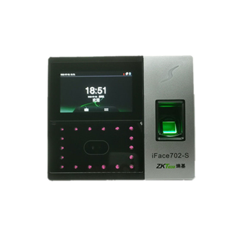 ZKTECOiface702人脸指纹考勤机