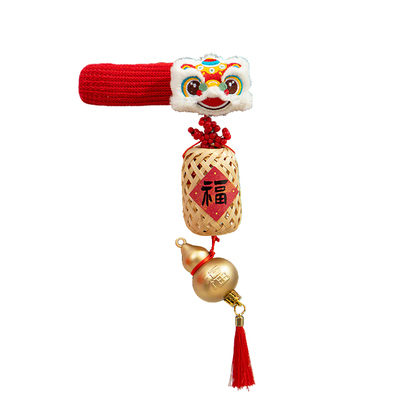 圣宜新年装饰醒狮门把手保护套