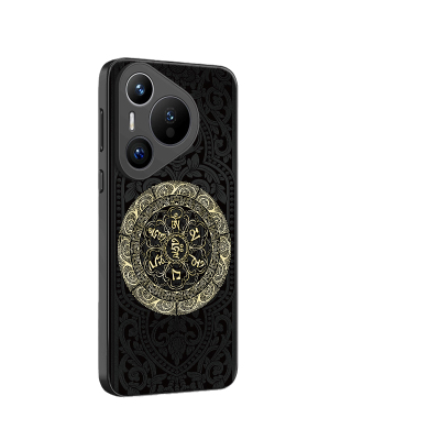 适用于华为Pura70磁吸p70手机壳magsafe新款pro+六字真言por吉祥八宝国风硅胶全包镜头边防摔情侣男女保护套