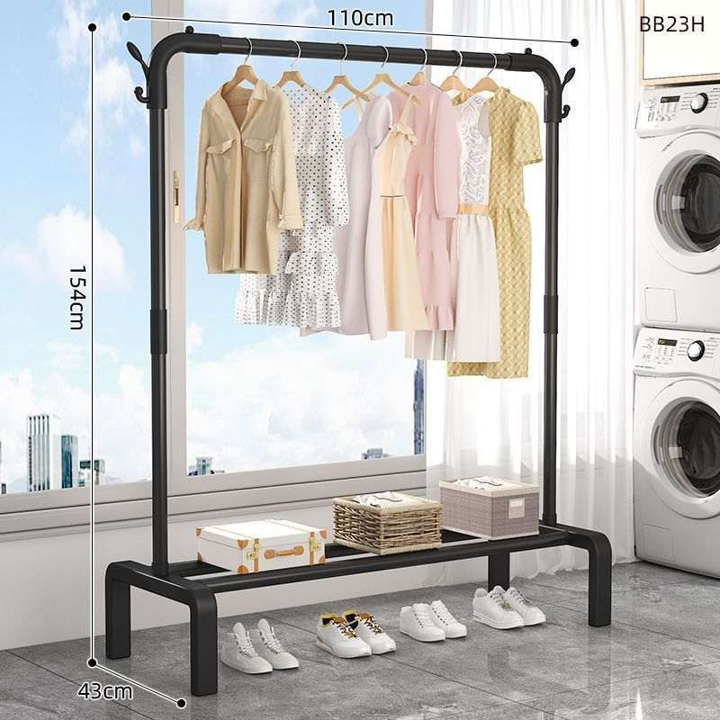 简易衣柜组装挂衣架家用房间柜子阳台落地立式衣架落地卧室宿舍