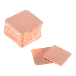 笔记本散热铜片手机纯紫铜片显卡导热用导热硅胶片diy改装散热片