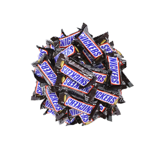 【百补】士力架花生夹心巧克力迷你装散装260g年货零食休闲小吃