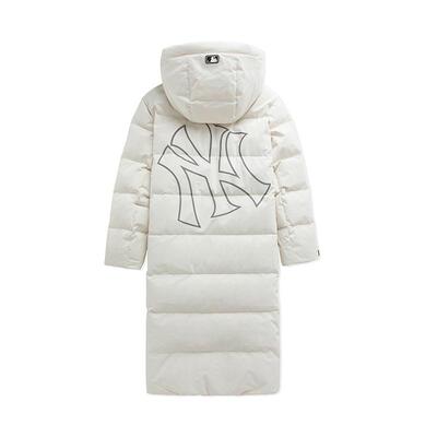 MLB情侣潮流背标长款羽绒服