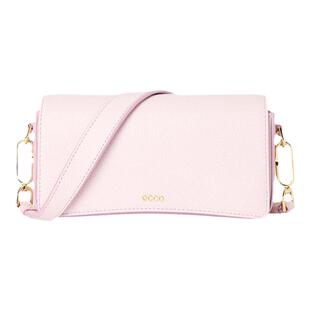 ECCO爱步包包女 真皮优雅单肩包斜挎包腋下包 小号方包9108000