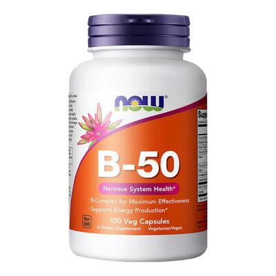 Now复合维生素B50胶囊舒缓压力