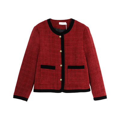 西町村屋包边小香风复古短款外搭