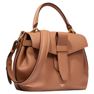 LANCEL/兰姿 Charlie小号手提包 颗粒牛皮单肩斜挎包