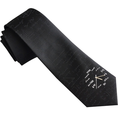 原创黑色小心机领带趣味ins