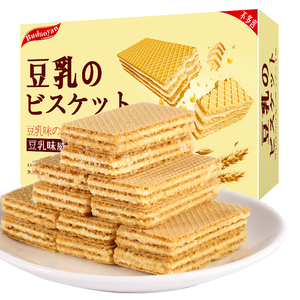 不多言日本风味豆乳威化饼干