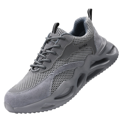 古伊萨夏季透气劳保鞋轻便工地鞋