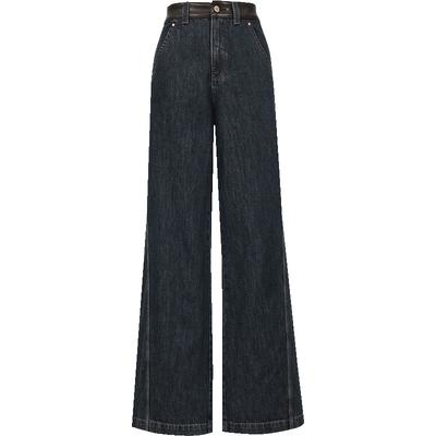 ONLY复古原色水洗高腰牛仔裤