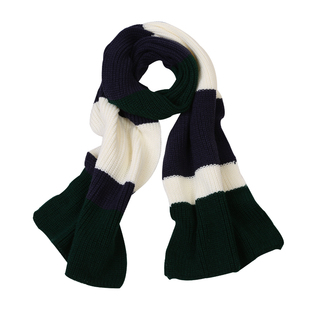 针织帽子围巾手套一体套装冬天保暖毛线三件套绿白色男女圣诞礼物