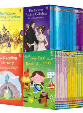 Usborne My Reading Library 尤斯伯恩 图书馆系列 第一二三四个图书馆 儿童英语故事绘本 分级阅读故事绘本 英文原版进口图书