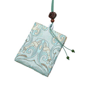 护身符平安符福袋子随身佛牌挂脖收纳空袋宝宝胎毛保护套手工定制