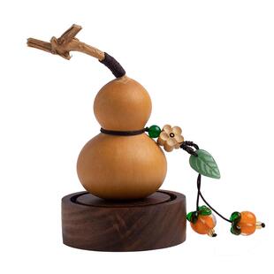 天然葫芦汽车饰品车载香薰香水中控台车内挂件家居桌面装饰小摆件