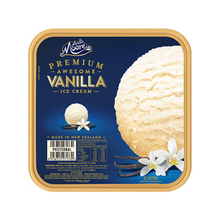 玛琪摩尔新西兰原装进口大桶家庭装2L冰淇淋香草巧克力冰激凌雪糕