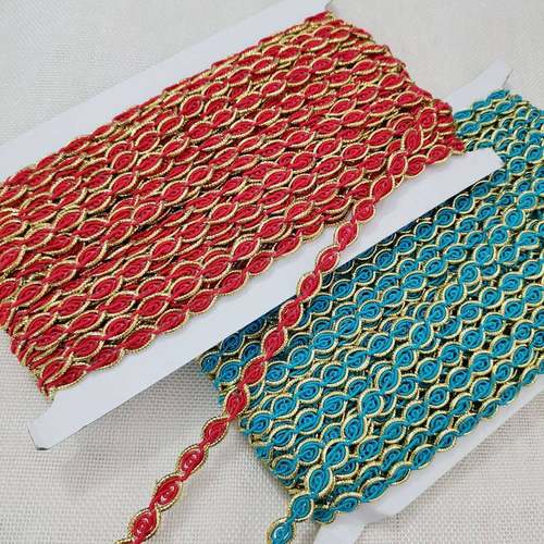 制作大凤正凤材料头面装饰辅料头饰戏曲古装戏剧彩色金线八字花边