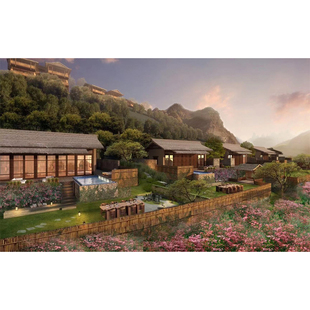 3d园林景观街道绿化建筑厂区规划设计制作鸟瞰效果施工图文本方案