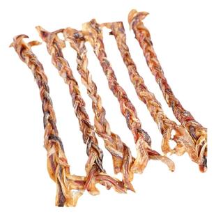 宠物零食狗狗磨牙棒烘干猪鞭麻花辫骨头小型犬猪小弟小狗大狗奖励