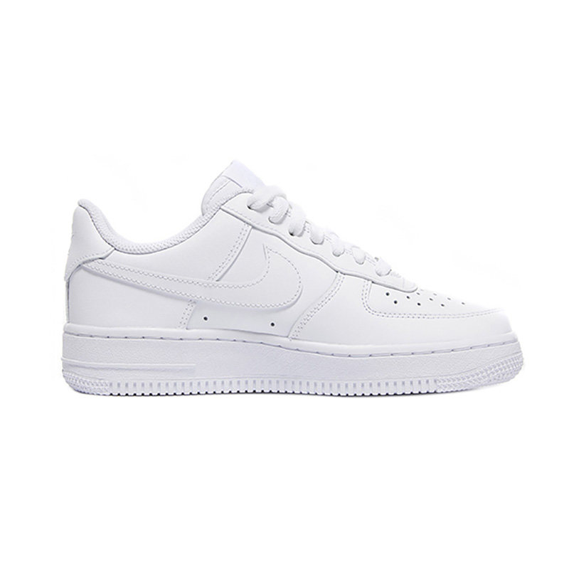 Nike耐克Air Force1经典女子空军AF1纯白色休闲板鞋DD8959 DH2920