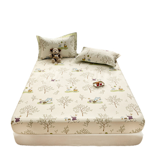 加厚纯棉床笠单件100全棉床罩儿童四季通用床垫保护罩2026年新款