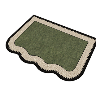 中古风地垫入户门垫高级感进门地毯防滑除尘家用鞋垫免洗玄关脚垫