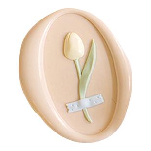 橙子手帐studio夏季新款手账原创浮雕【郁金香】礼物蜡封火漆印章