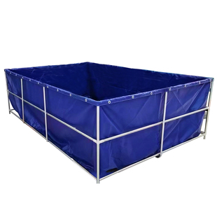 养鱼帆布鱼池防水布锦鲤专用加厚刀刮布游泳池大型蓄水池养殖水箱