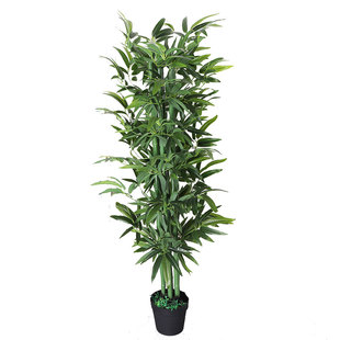 仿真假树假竹子屏风隔断室内落地大型装饰盆栽摆件竹子玄关绿植