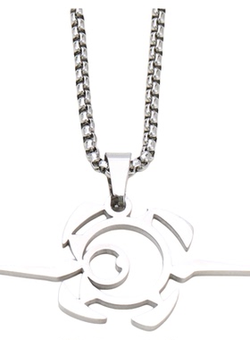 蔚蓝档案光环陆八魔阿露项链吊坠手链不锈钢二次元游戏周边创意