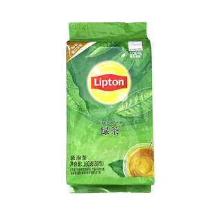 包邮立顿绿茶E80独立纸包装绿茶 酒店客房用茶包80袋/盒袋泡茶