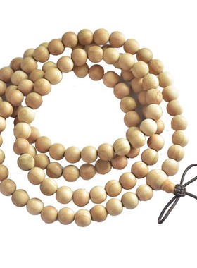 无漆肥城桃木手链多层古风男款