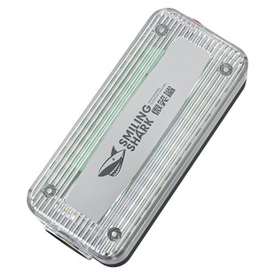 led肩灯夜间保安巡逻警示灯多功能夹式救援信号灯红蓝爆闪闪光灯