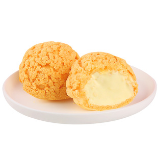 阿诺脆皮泡芙球冰淇淋网红糕点心甜品爆浆小零食奶油夹心下午茶