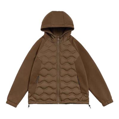 鸭鸭短款连帽运动休闲羽绒服