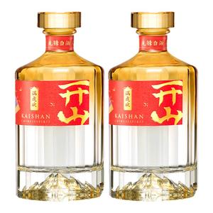开山当道 满庭欢42度2瓶装净香型白酒 年货送礼盒装婚庆宴会团圆