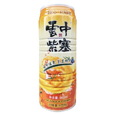 云中紫塞沙棘汁饮料960ml易拉罐