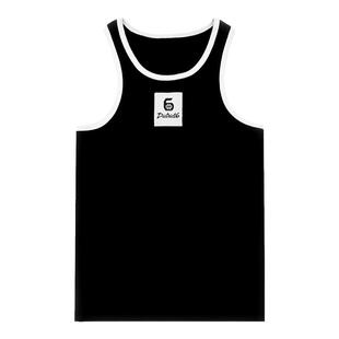 【第六区】简系列EASY高品质撞色拼接新款美式运动罗纹背心夏季