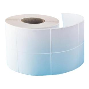 热销50X65铜版不干胶纸G500U G530U EZ120 130 ZD888CR标签打印纸