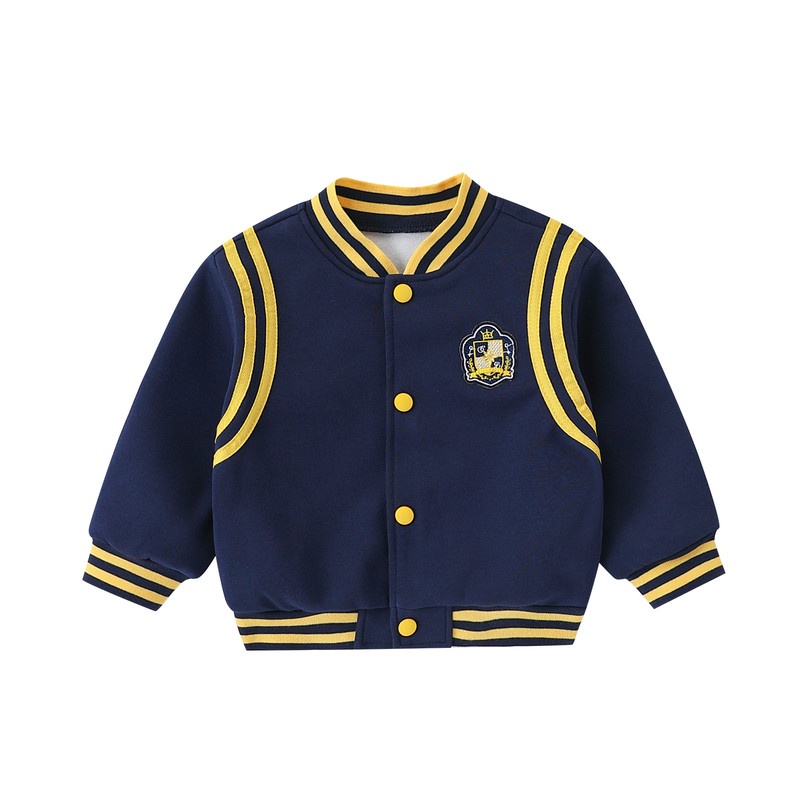 男童棒球服外套春秋装新款儿童洋气开衫上衣小童宝宝童装衣服潮流