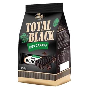 俄罗斯原装进口巧克力威化饼干拉迈尔纯可可脂无蔗糖独立包装零食