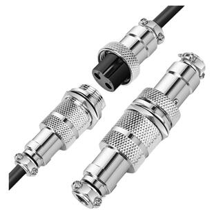 GX12航空插头对接式 GX16航空插座 gx20 2芯3芯4芯5芯6芯7芯8芯