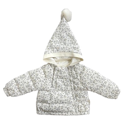 QuincyMae加厚可拆连帽羽绒服