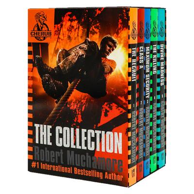Cherub 小天使系列 The recruit 英文原版青少年小说5册盒装 王牌少年特工学生课外英语文学读物 Robert Muchamore 罗宾汉同作者